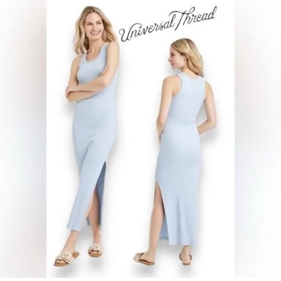 Universal Thread Light Blue Maxi Dress - Picture 1 of 4